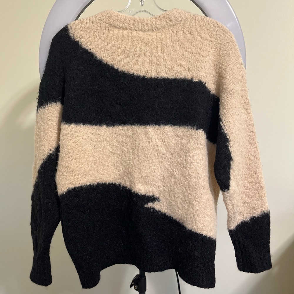 Apiece Apart Superfine Alpaca Elle Textured Sweater Abstract Print - Picture 14 of 16